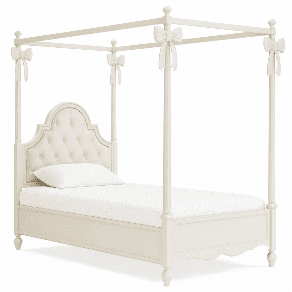 Bright kids bedroom with soft furniture