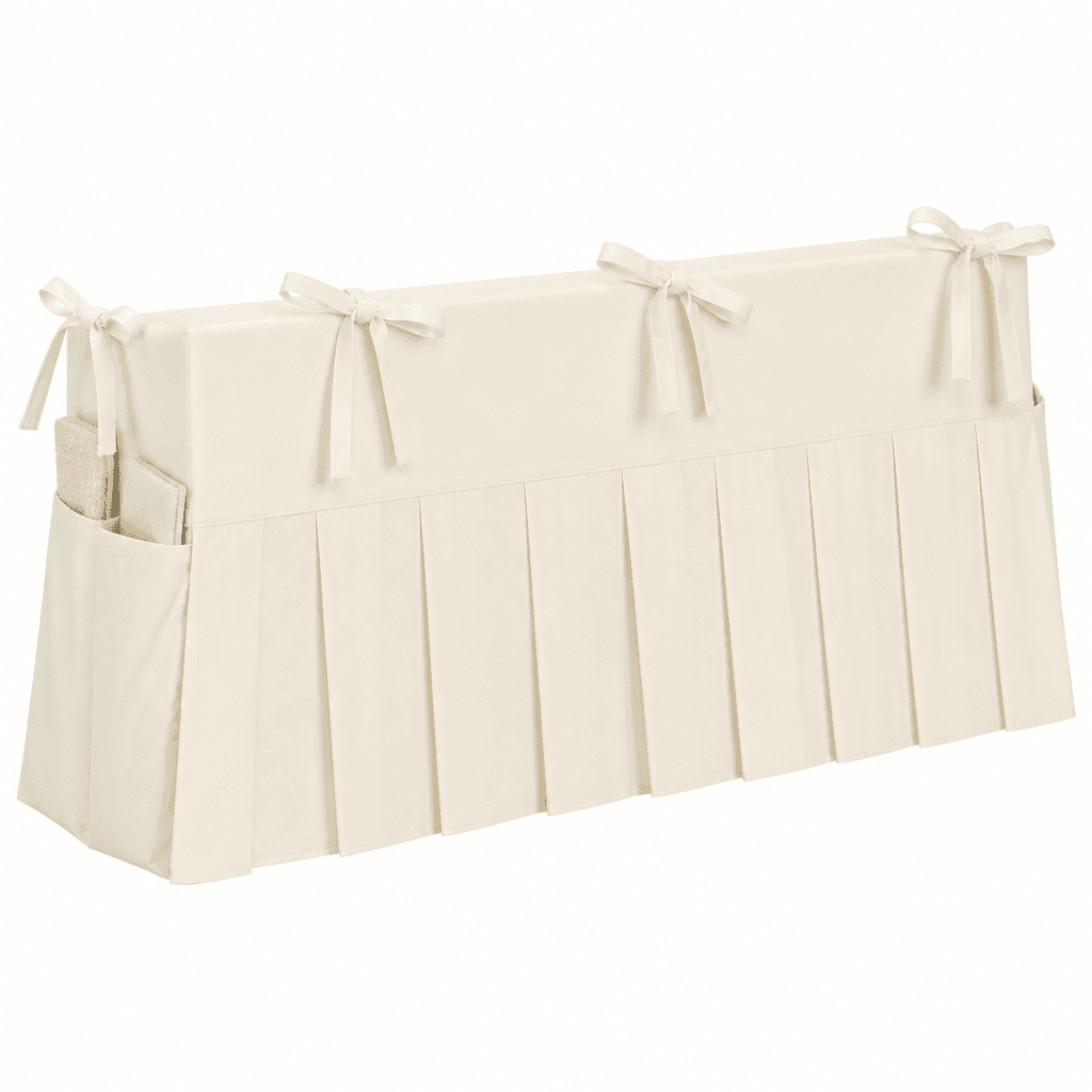 HiddenBase Crib Skirt Organizer