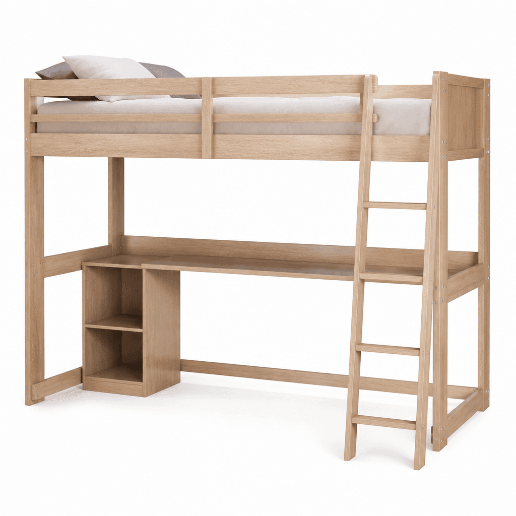 Loft Study Bed with Desk